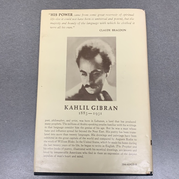 The Prophet by Khalil Gibran Hardcover Book with Original Dust Jacket 🛑 - Picture 2 of 16